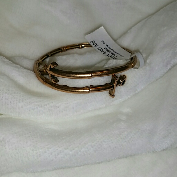 Alex and Ani Anchor Wrap Bracelet - Picture 6 of 6